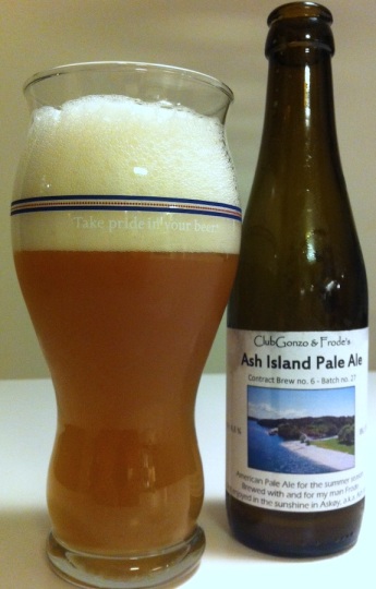 Ash Island Pale Ale, aka. contract brew no 6, batch no 27.