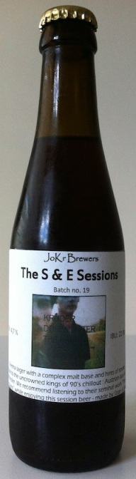 JoKr Brewers S & E Sessions, batch no. 19.