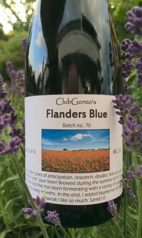 Flanders Blue by ClubGonzo, Batch no. 70.